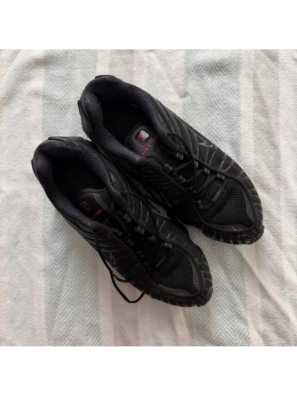 Nike Shox TL Triple Black Sneakers | Streetwear Gorpcore Y2K | 9